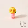 Novedoso Estilo Adornos Creativos de Rosa y Tulipán, Manualidades de Resina, Artículos Decorativos, Decoración de Escritorio y Coche, Pequeños Regalos