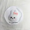 Coelho Desenho Animado Fofo Brinquedo de Pelúcia Animal Rosa Coração Feminino Acessórios DIY Joias Broche Infantil Acessórios Atacado