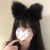 Diadema de Peluche con Orejas de Gato Puramente Sexy para Mujer, Linda Diadema de Cosplay de Chica Gato, Accesorio para el Cabello Atrezzo Fotográfico Temático de Gato de Celebridad de Internet