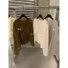 Cardigan Longo de Outono Estilo Coreano com Padrão Ondulado Texturizado Cor Verde Limão + Colete Versátil Conjunto de Duas Peças para Mulheres 11275