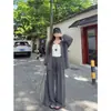 Cardigan de Manga Larga Rayado de Ajuste Holgado Adelgazante para Mujer, Estilo Coreano Retro, Bloque de Color, Top Casual de Moda, Otoño Temprano 2026