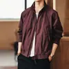 Nueva chaqueta de trabajo retro americana para hombre, marca de moda primavera 2026, ajuste holgado, chaqueta tipo coach con cuello alto para el commute urbano