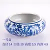 Base para Bonsái de Piedra Absorbente, Maceta Inferior de Piedra Absorbente, Maceta de Rocalla, Maceta Hidropónica para Narcisos, Maceta de Porcelana Azul y Blanca, Rocalla