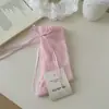 Meias Finas Youjiaxiu Primavera e Verão Cor Sólida com Borda Bolha Caneladas para Mulheres com Laço no Calcanhar Meias Femininas Sem Costura Meias Internas