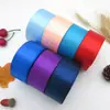 Fita de cetim de 4cm, fita vermelha colorida, fita para DIY, material de rosa, decoração de seda, embalagem de presente para bolo atacado