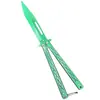 Cuchillo de práctica de mariposa para periféricos de csgo cuchillo de entrenamiento para la mano cuchillo de swing cuchillo de hoja sin abrir cuchillo ornamental cuchillo de práctica plegable para principiantes
