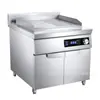 Parrilla Eléctrica Comercial para Cocina y Restaurante, Parrilla Eléctrica de Alta Potencia Mitad Parrilla Mitad Plana para Tortitas Asadas a Mano y Equipo Teppanyaki para Bistec