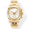 Relógio Daytona Masculino Ouro Verde Daytona Cronógrafo Multifuncional Relógio Mecânico Masculino Relógio Mecânico Totalmente Automático Panda Di