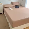 Juego de tres piezas de alta tecnología japonesa de nailon spandex Clase A para colchón y alfombrilla refrigerante para uso doméstico, funda de colchón individual de seda refrigerante tamaño matrimonial, funda de almohada y colcha