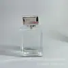 Suministro Directo de Fábrica Botella de Perfume de Vidrio de Cristal 100ml Botella de Perfume Cuadrada Plana Botella Vacía de Vidrio Botella de Perfume Cuadrada