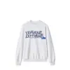 Sudadera versátil de manga larga estilo Hong Kong para hombre, capa base holgada, top de otoño de cuello redondo moderno, prenda de abrigo para hombre