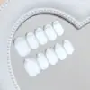 Olho de Gato Francês Claro Água Fervida, Limpo Elegante, Atmosfera Clareadora, Estilo Europeu e Americano Manicure Removível 30 Peças