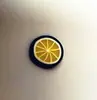 Simulación rodaja de fruta de 1 cm rodaja de fruta grande rodaja de fruta de arcilla blanda rodaja de fruta de arcilla blanda masa de pegamento de crema accesorios de pastel de simulación