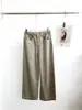 Mesmo estilo do shopping 100% Liocel Cintura Elástica Jeans de Perna Larga Reta Chegada Nova Verão 2026