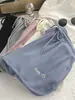 Pantalones Cortos Deportivos Casuales de Waffle para Mujer, Nuevo Estilo Coreano de Verano, Holgados de Cintura Alta, Pantalones Cortos Anchos para Casa para Estudiantes, Adecuados para Usar Afuera