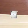 Amazon Fasteners Transfronterizos Piezas de Hierro Piezas Angulares Fijas de Esquina Recta Piezas Angulares Planas Barra Recta Ángulo de Fijación Hierro Ángulo Mesa y Silla