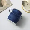 Decoración de Cordón Colgante de Gamuza, Cordón Rosa, Cuerda, Hilo, Cordón Trenzado de Piel de Ciervo, Cordón para Colgar Colgante de Piel de Vaca Blanca