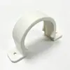 Goteira de PVC Meia-cana Acessórios de Goteira Plástica Fixador de Calha com Parafuso 75