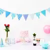 La sala de bodas está decorada con banderines dorados de cinco estrellas, vestido de fiesta de cumpleaños, flor de papel para tirar, decoración de fondo para fiesta de adultos, banderín para tirar