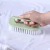 Cepillo para el Hogar para Cepillar Zapatos y Lavar Ropa, Cepillo de Cerdas Suaves, Cepillo Multifuncional para Limpiar Zapatos, Cepillo Grande de Plástico con Mango para Zapatos