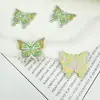 En stock Multicolor Combinación para todo Bordado Mariposa Etiqueta de Tela Pegatina de Tela Marca Tejida Costura DIY Accesorios para Ropa Accesorios Etiquetas