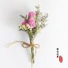 Mini Buquê de Flores Secas Cheio de Estrelas Não-Me-Esqueças Buquê de Flores de Dedal Presente de Natal Lembrancinha de Casamento Buquê