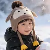 Adorable Gorro de Cerdo para Bebé Invierno Lindo Gorro de Lana para Niños y Niñas Gorro de Punto para Bebé Gorro Caliente para Niños