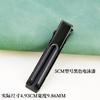 Pinza de doble horquilla engrosada de 5 cm Pinza de pico de pato de 6 cm no se oxida fácilmente gran fuerza de sujeción pinza de pelo de hierro accesorios para el cabello DIY al por mayor