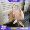 Bolso Bowling Simple de Mano para Mujer Estilo Coreano Moda Trendy Bolso de Hombro 2025 Nuevo Trabajo Viajero Crossbody Bolso Trendy