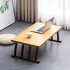 Mesa pequeña de mirador cama escritorio de computadora mesa de café tatami mesa baja para sentarse en el suelo repisa de ventana japonesa mesa kang mesa kang escritorio