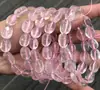 Pulsera de Cristal de Fresa Natural con Azúcar en Grano para Mujer, Pulsera Irregular de Cubos de Azúcar Estilo Dulce, Regalo para Novia en el Festival Qixi, Al por Mayor