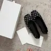 Zapatos Planos, Zapatos Planos de Abuela, Zapatos de una Sola Pieza de Boca Baja, Nuevo Estilo de Mujer Retro con Lunares, Zapatos de Ballet Mary Jane Negros de Nicho