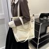 Bolsa de mão grande e elegante para mulheres, outono e inverno, nova bolsa tote, bolsa de viagem versátil, bolsa de axila para estudantes universitários