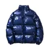 Comercio exterior transfronterizo nueva chaqueta de algodón brillante de invierno para hombre, abrigo corto de algodón estilo coreano con cuello alto, abrigo de algodón moderno de talla grande para hombre
