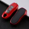 Adecuado para funda de llave de nuevo Porsche Macan modificada 718 Cayenne Palamela 911 carcasa de llave de coche