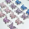 Deusa da Beleza Radiante Vem Visitar Cabelo Super Feérico Imitação Cristal Metal Borboleta Pingente Pulseira Colar DIY Feito à Mão Acessórios de Joias