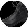 Botas cortas artísticas para mujer, con punta redonda, cordones, planas e informales, de cuero suave para otoño e invierno.