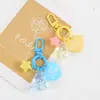 Llavero de Oso diy Colgante de Llavero Hecho a Mano para Colgar Funda de Teléfono Oso de Amor Estrella de Cinco Puntas