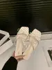Sandalias de Tacón Grueso con Punta Abierta Estilo Coreano para Mujer para Uso en Exteriores, Zapatos sin Cordones de Lunares Relajados con Lazo, Primavera/Verano 2026