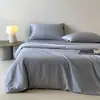Novedades de verano: Juego de cama de cuatro piezas de alta gama Lyocell Lenzing Tencel con un diseño de color sólido, húmedo, fresco y sedoso