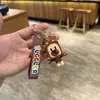 Nuevo Llavero de Perro Robot Grande de Dibujos Animados Colgante Lindo para Bolso Llavero de Coche Muñeco Pequeño Regalo Venta al por Mayor
