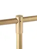 Tubo Redondo de Liga de Alumínio 18mm Dourado Rack de Armazenamento Cabide Normcore Estante de Livros Armário de Vinho Coluna Preta 11mm Rack de Exibição