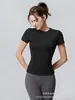 Camiseta Deportiva de Verano para Mujer, Alta Elasticidad, Secado Rápido, Transpirable, para Pilates, Yoga, Fitness