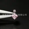 Pendientes de Botón Cuadrados Pequeños de Aleación de Titanio F136 Incrustados con Circonita 5A, Tachuelas para Cartílago del Oído, Joyería para Piercing de Labio con Rosca Interna G23 Titanio