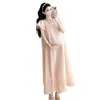 Nuevo Estilo de Verano 2025 Diseño Coreano Sencillo Vestido de Maternidad Holgado y de Moda