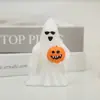 Lámpara de Noche de Calabaza Fantasma de Halloween Lámpara LED Brillante Linda Creativa Adorno Decorativo para la Atmósfera del Dormitorio