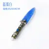 Cuchillo de Piedra Cruda Natural Adornos Obsidiana Ojo de Tigre Piedra Gema Pulida Modelo de Cuchillo sin Filo Atrezzo Fabricante Mayorista