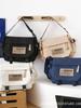 Nova Bolsa Transversal Casual Versátil Retrô 2026 para Homens, Bolsa Mensageiro Tendência Estilo Japonês Workwear, Bolsa de Aula para Estudantes de Grande Capacidade