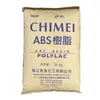 Matéria-Prima Plástica Altamente Transparente Azul Anti-Química Alta Rigidez Abs Taiwan Qimei Pa-758R