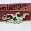 Yiwu cor raio dourado conservação de cor cobre banhado a ouro DIY ponto esmeralda imitação ouro queima azul esmalte nuvem auspiciosa grampo de cabelo acessórios de adorno de cabeça B3249